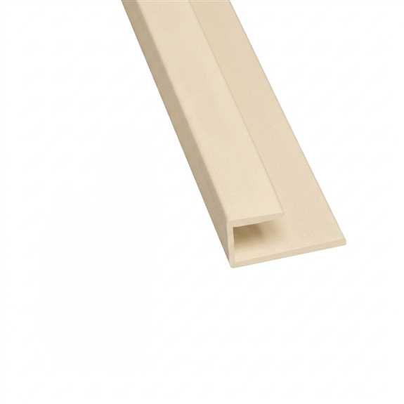 FRP 10' Ivory End Cap Molding